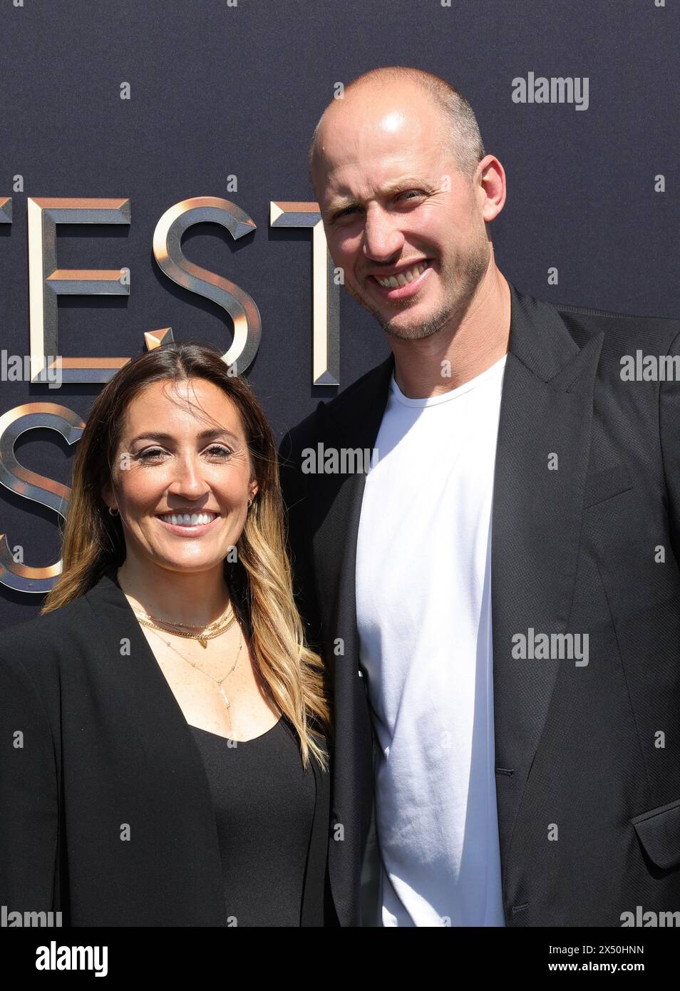 INGELWOOD - May 5: Nate Solder, Lexi Allen at the Netflix Is A Joke