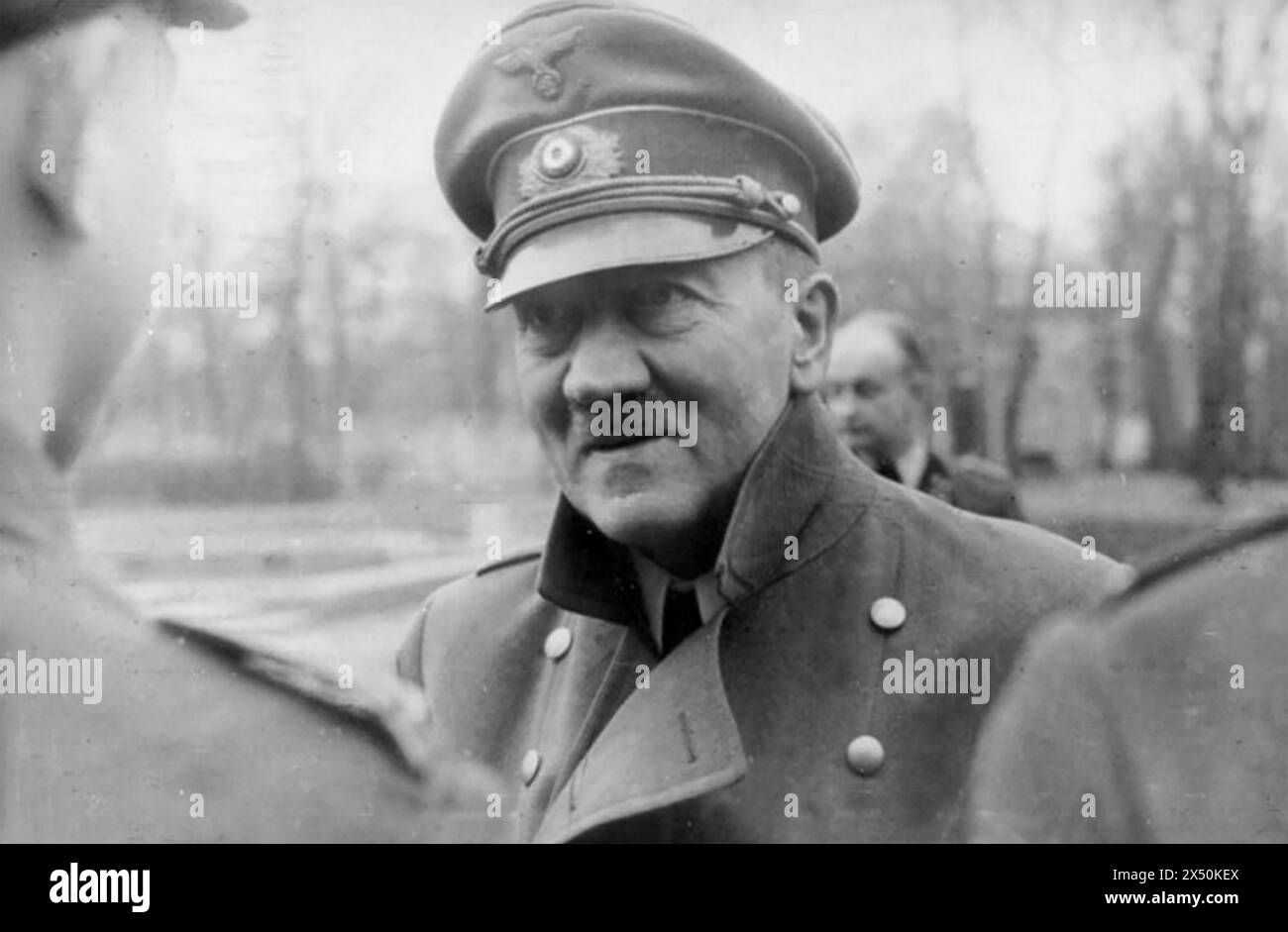 ADOLF HITLER (1889-1945) German dictator In April 1945 shortly before his suicide. Stock Photo