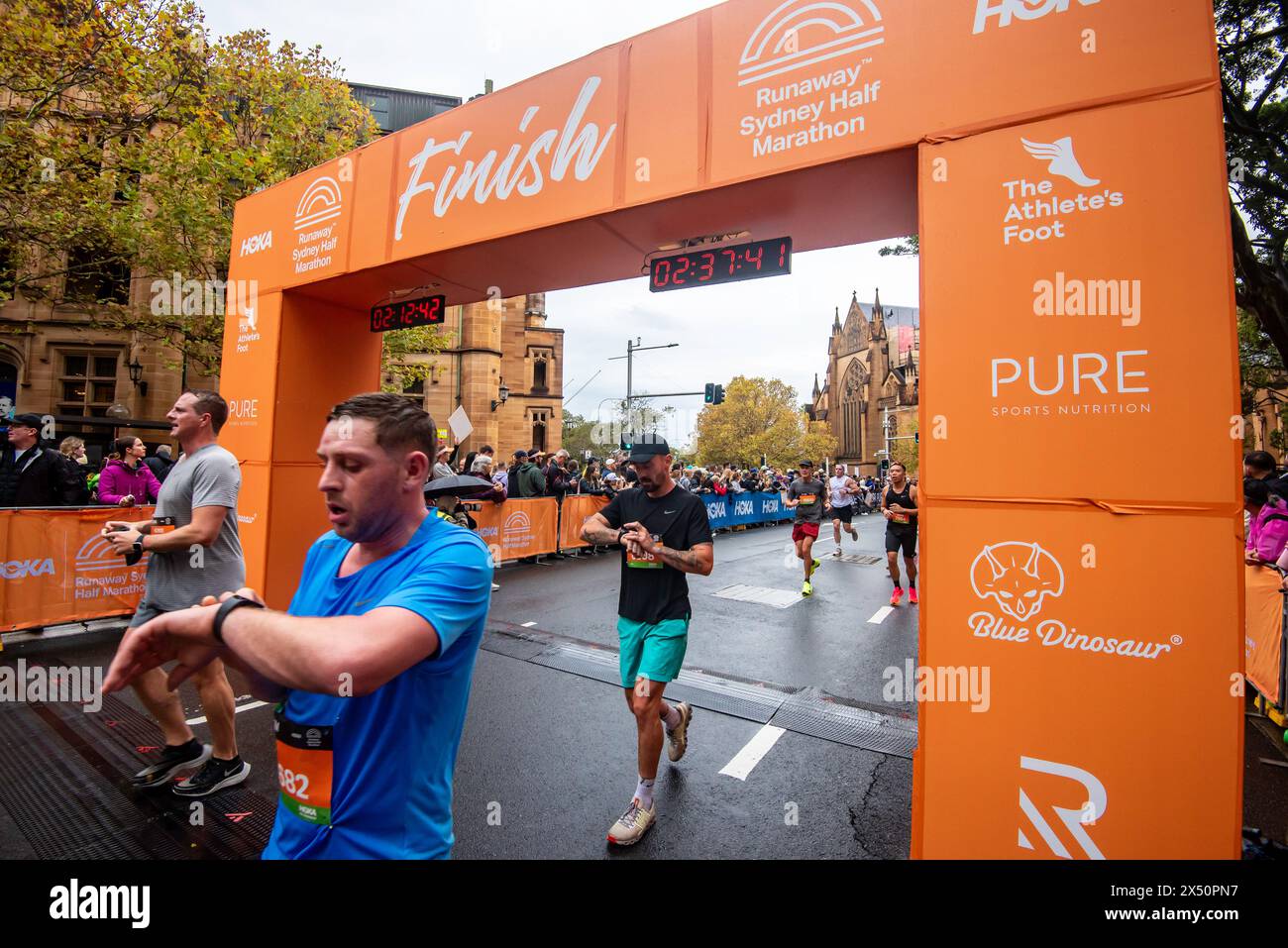Sydney Australia 05 May 2024 HOKA Runaway Sydney Half Marathon. People