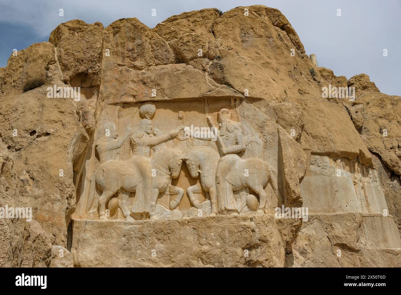 Marvdsaht, Iran - March 18, 2024: Naqsh-e Rostam is an ancient ...
