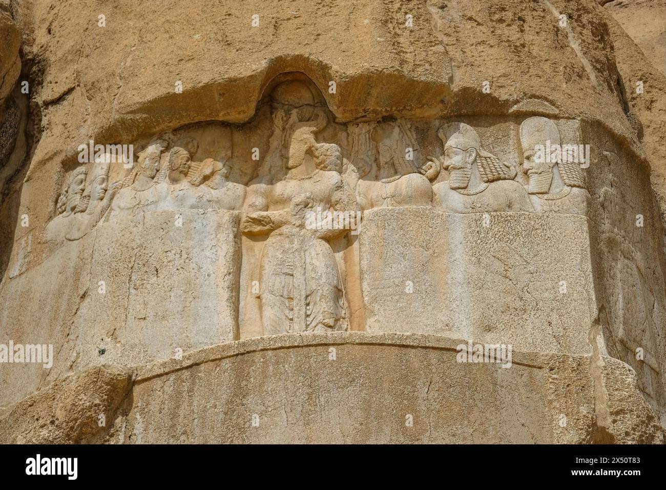 Marvdsaht, Iran - March 18, 2024: Naqsh-e Rostam is an ancient ...