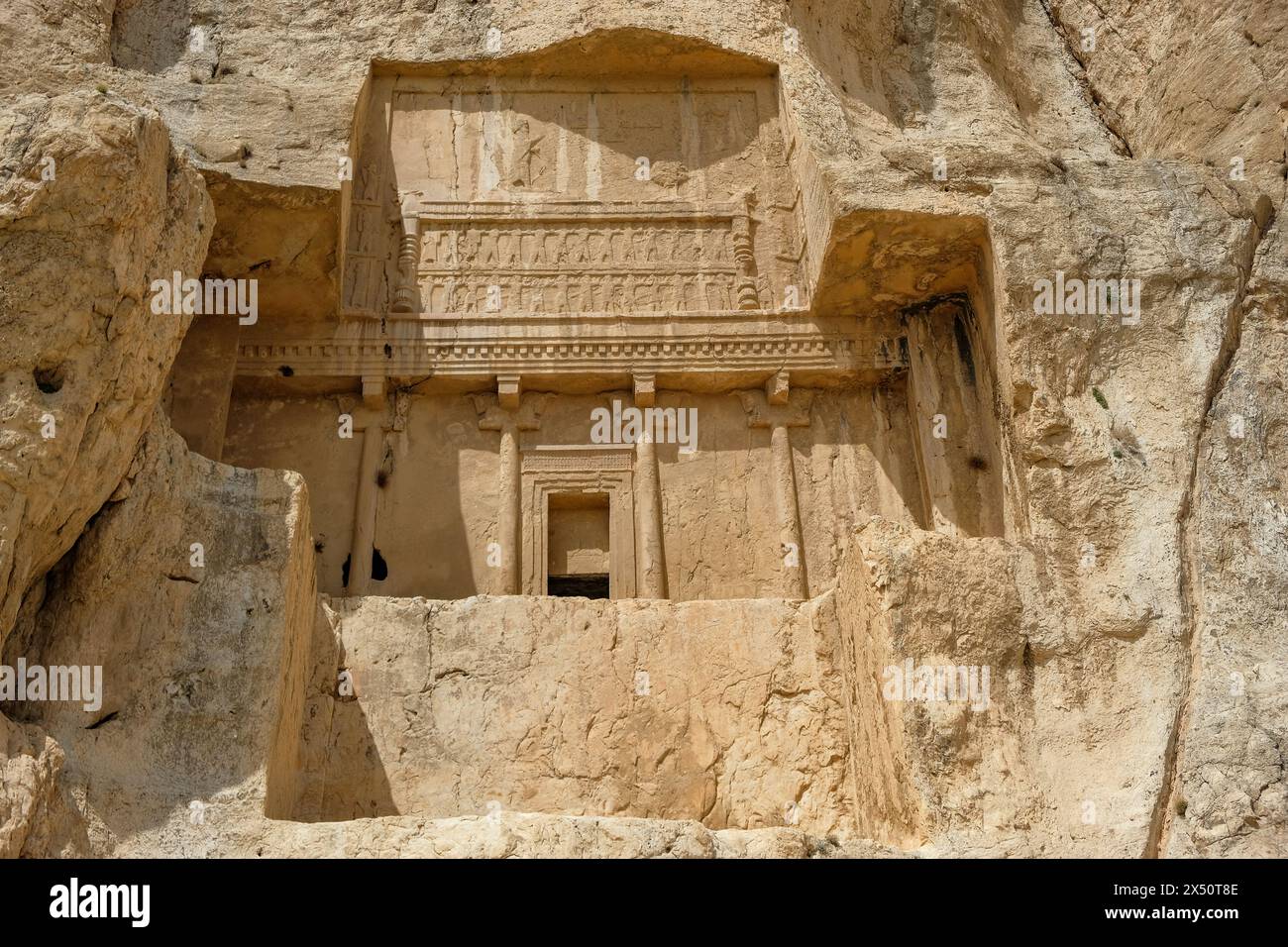 Marvdsaht, Iran - March 18, 2024: Naqsh-e Rostam is an ancient ...