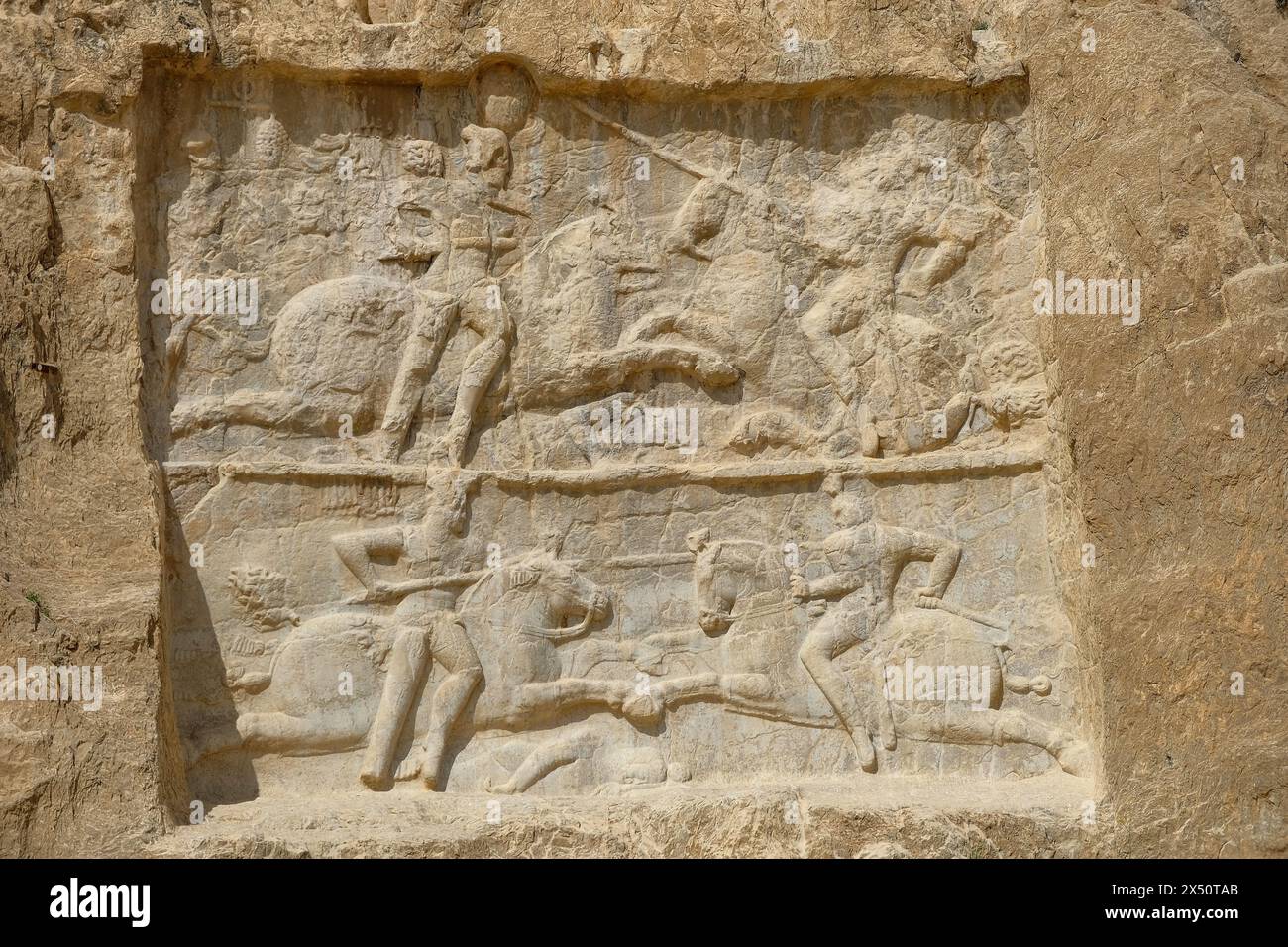 Marvdsaht, Iran - March 18, 2024: Naqsh-e Rostam is an ancient ...