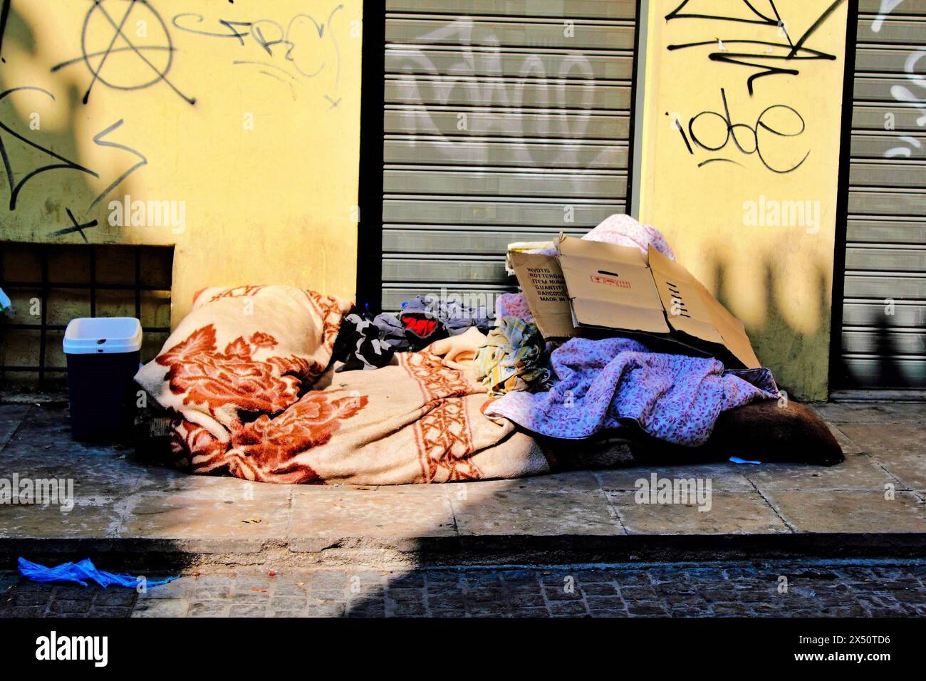 Greese Homless Personal items homeless person hi-res stock photography and images - Alamy