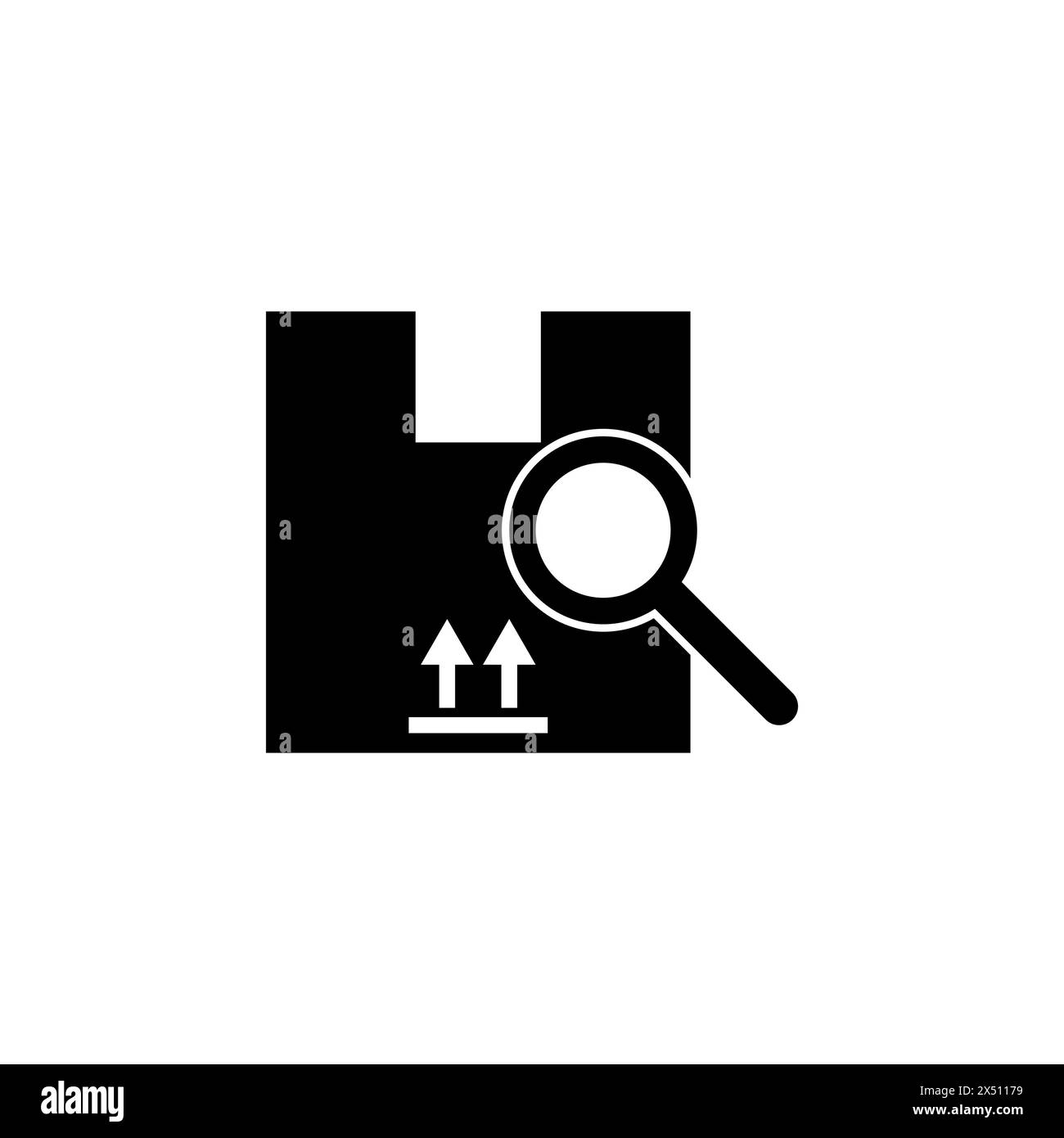 Search Delivery Service flat vector icon. Simple solid symbol isolated ...