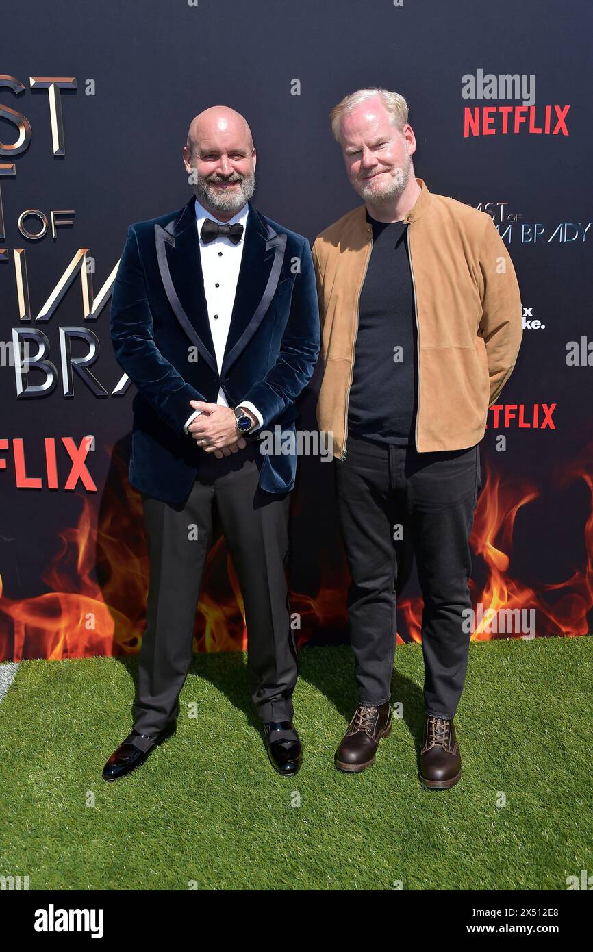 Tom Segura Und Jim Gaffigan Bei Der Netflix Show The Greatest Roast Of Tom Segura Und Jim Gaffigan Bei Der Netflix Show The Greatest Roast Of