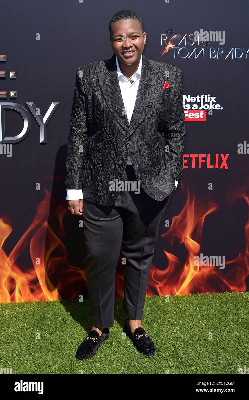 Sam jay bei der netflix show the greatest roast of all time tom brady