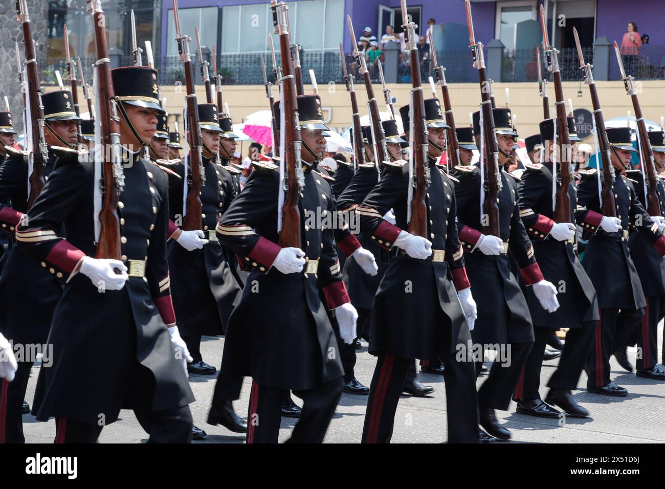 Non Exclusive: A Military takes part during the annual parade to ...