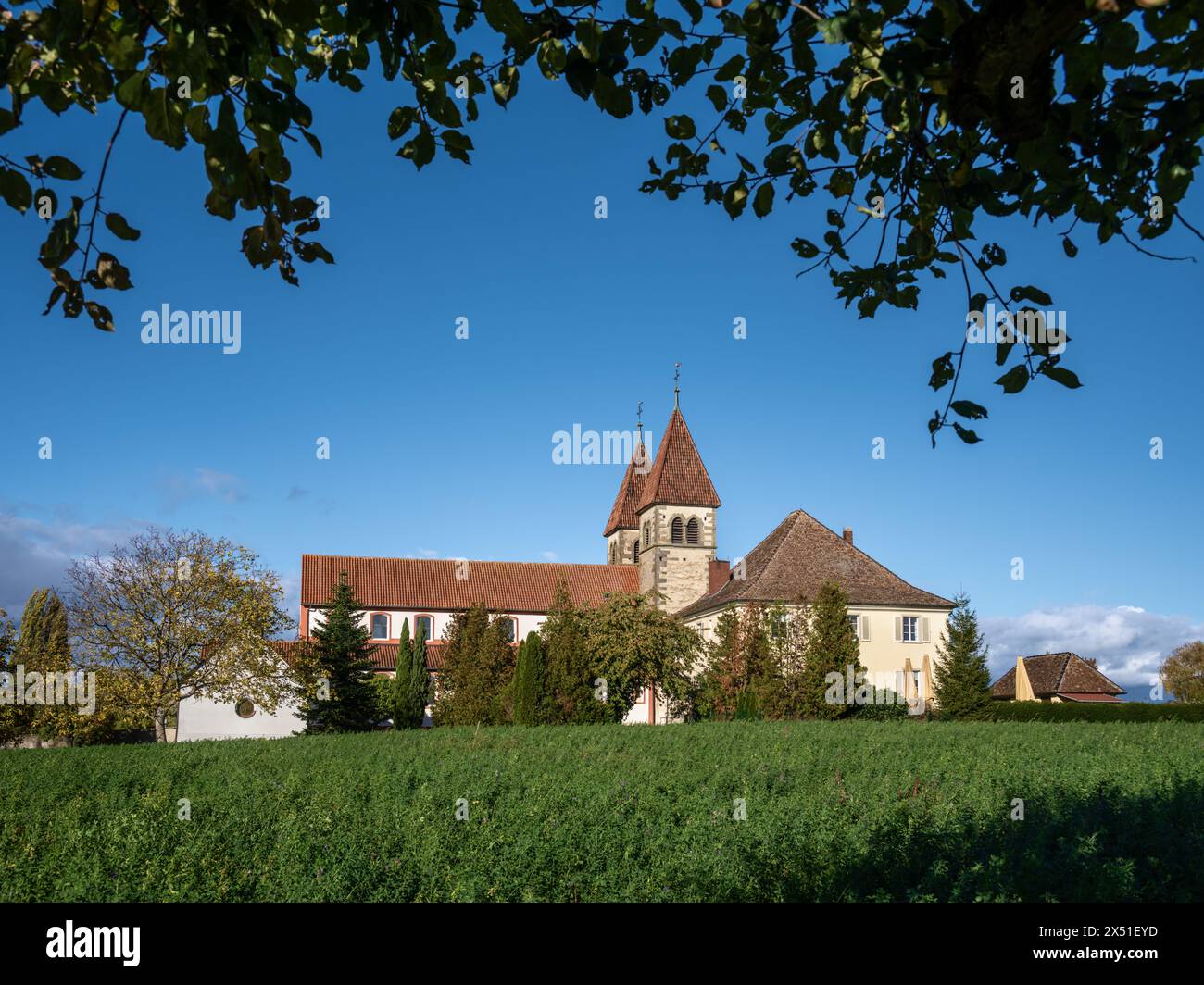 Basilika Sankt Peter und Paul, Reichenau Island, Germany Stock Photo