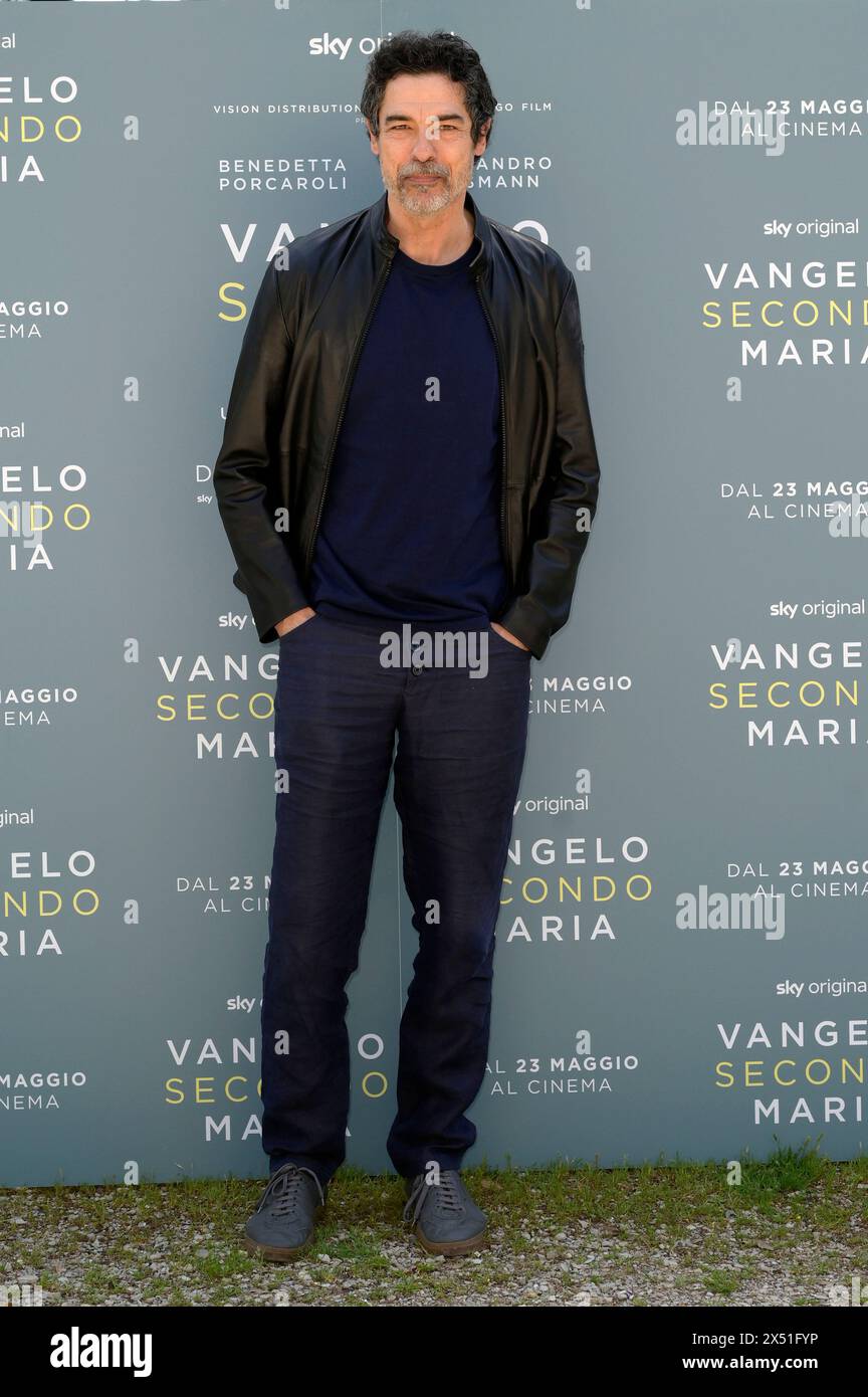 Alessandro Gassmann beim Photocall zum Kinofilm 'Vangelo secondo Maria' im Casa del Cinema. Rom, 06.05.2024 Stock Photo