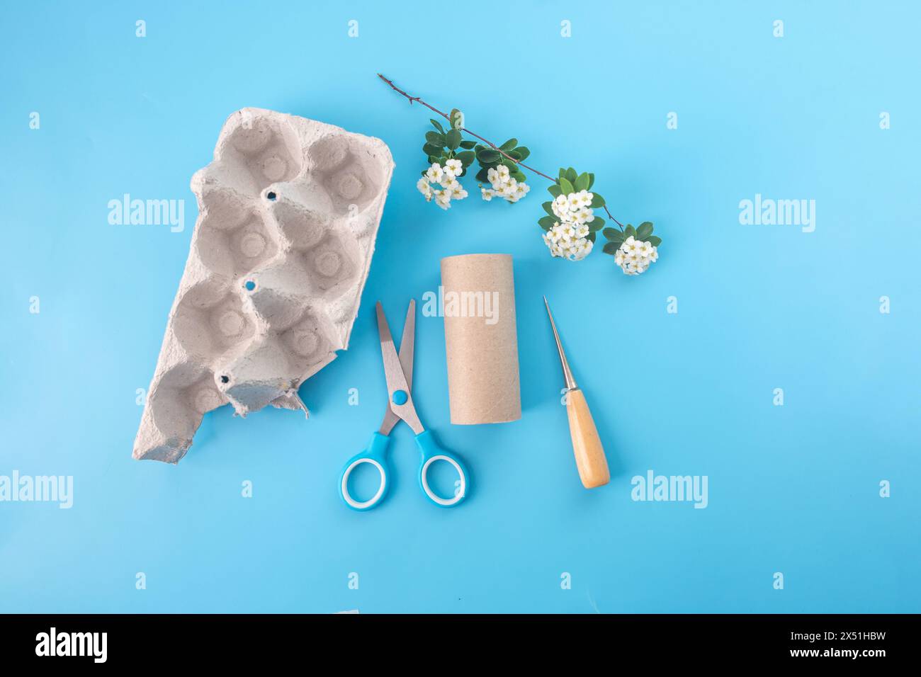 Natural materials for children's creativity Stock Photo - Alamy