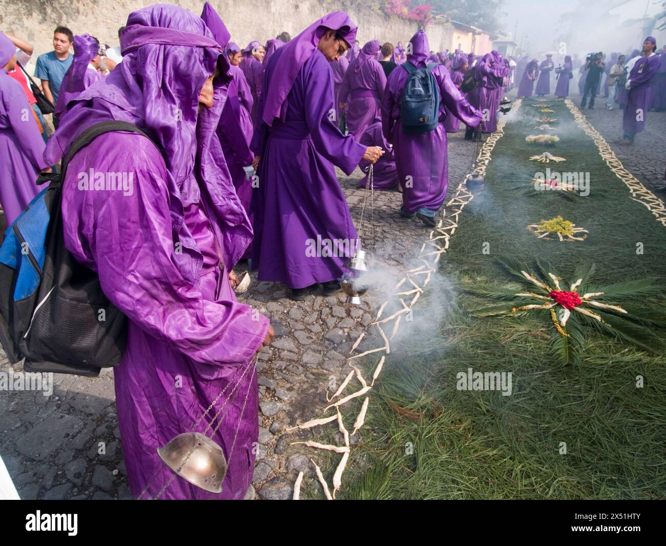 During the Catholic celebrations leading to holy week, the religious