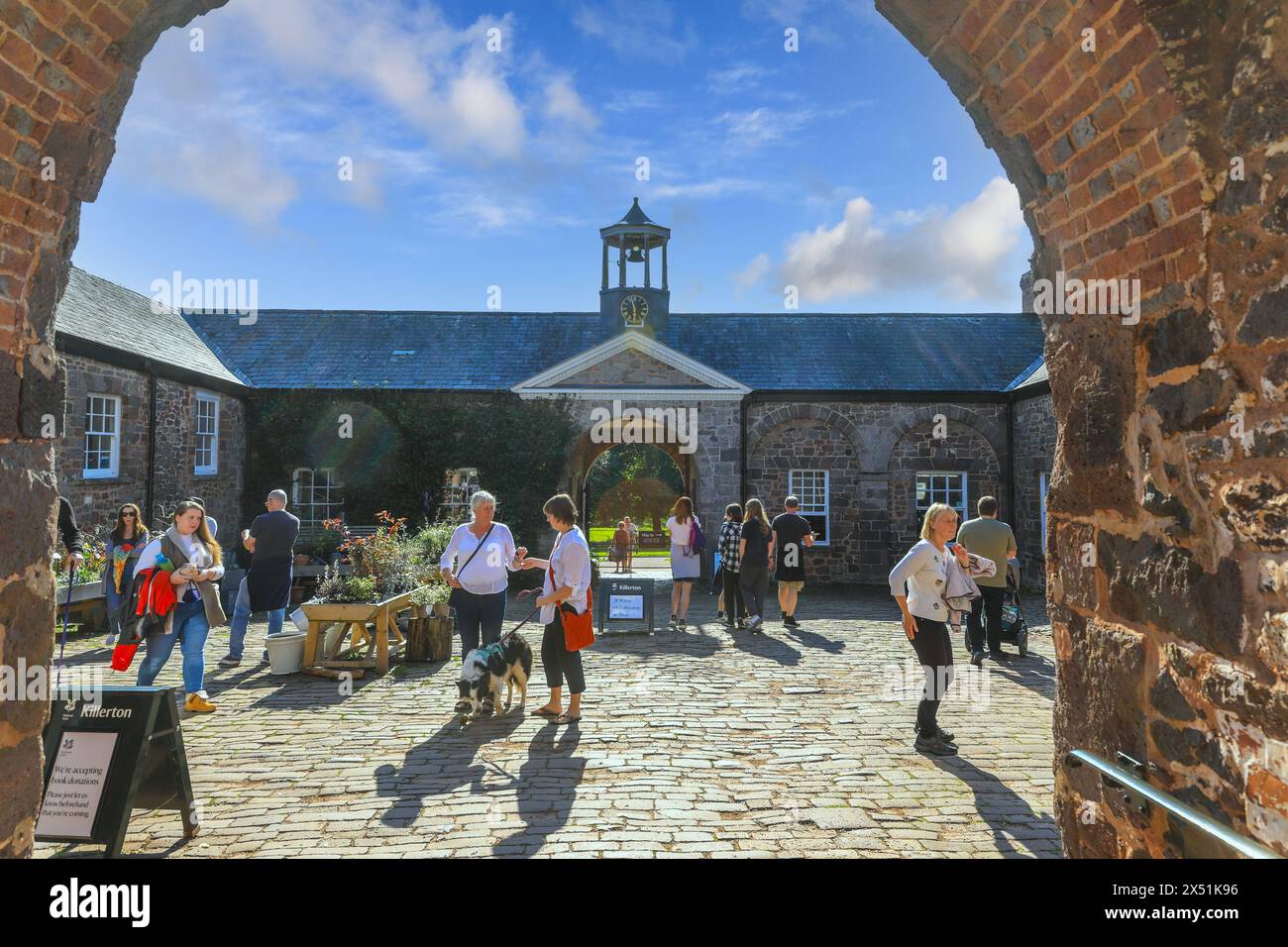 The Courtyard at Killerton House, an 18thcentury house in Broadclyst