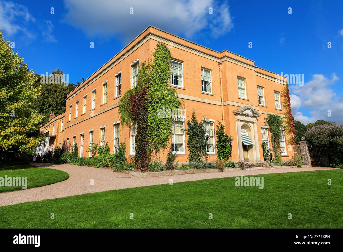 Killerton House, an 18th-century house in Broadclyst, Exeter, Devon, England, UK Stock Photo