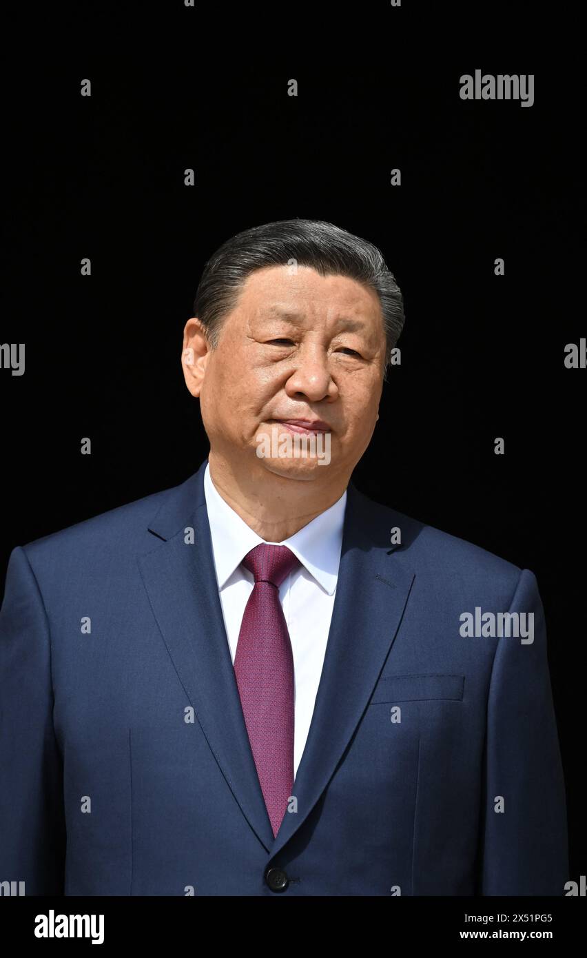 Paris, France. 06th May, 2024. Chinese President Xi Jinping attends the ...