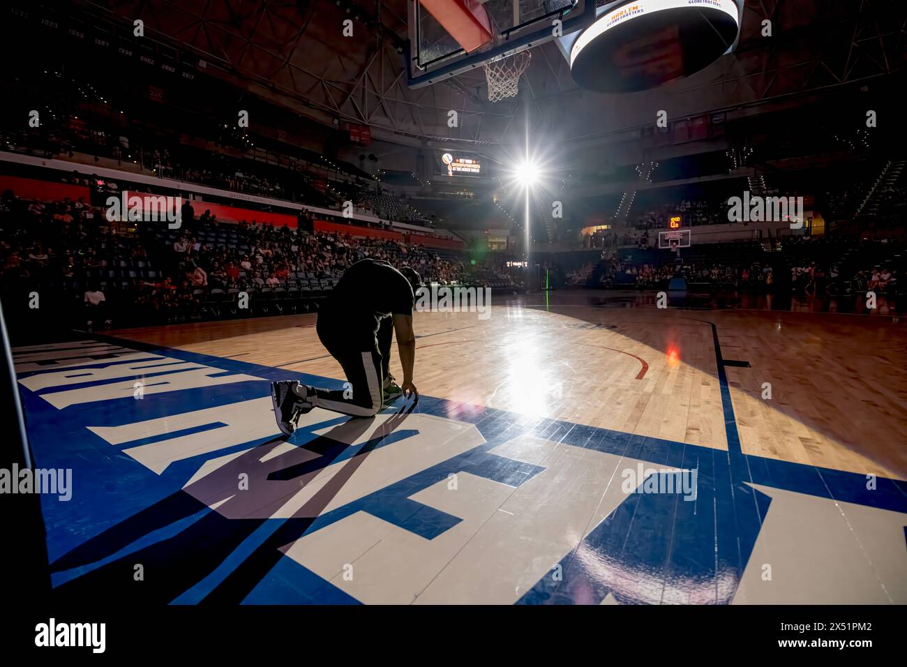 Bill Ragan GAINESVILLE, FL, USA. 25 APR 2024. Opening moments before the Harlem ...