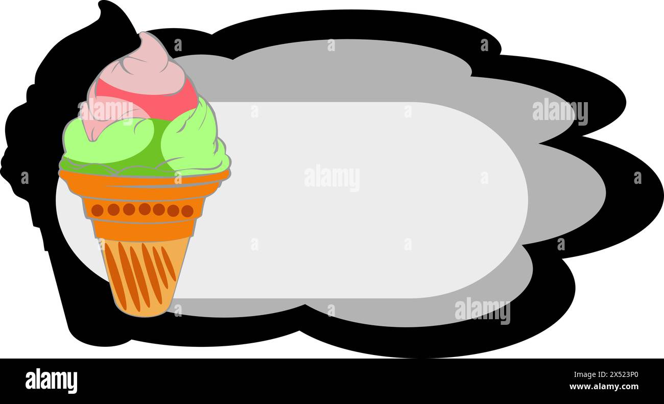 ice cream design, vector illustration eps10 graphic. EPS10 Stock Vector