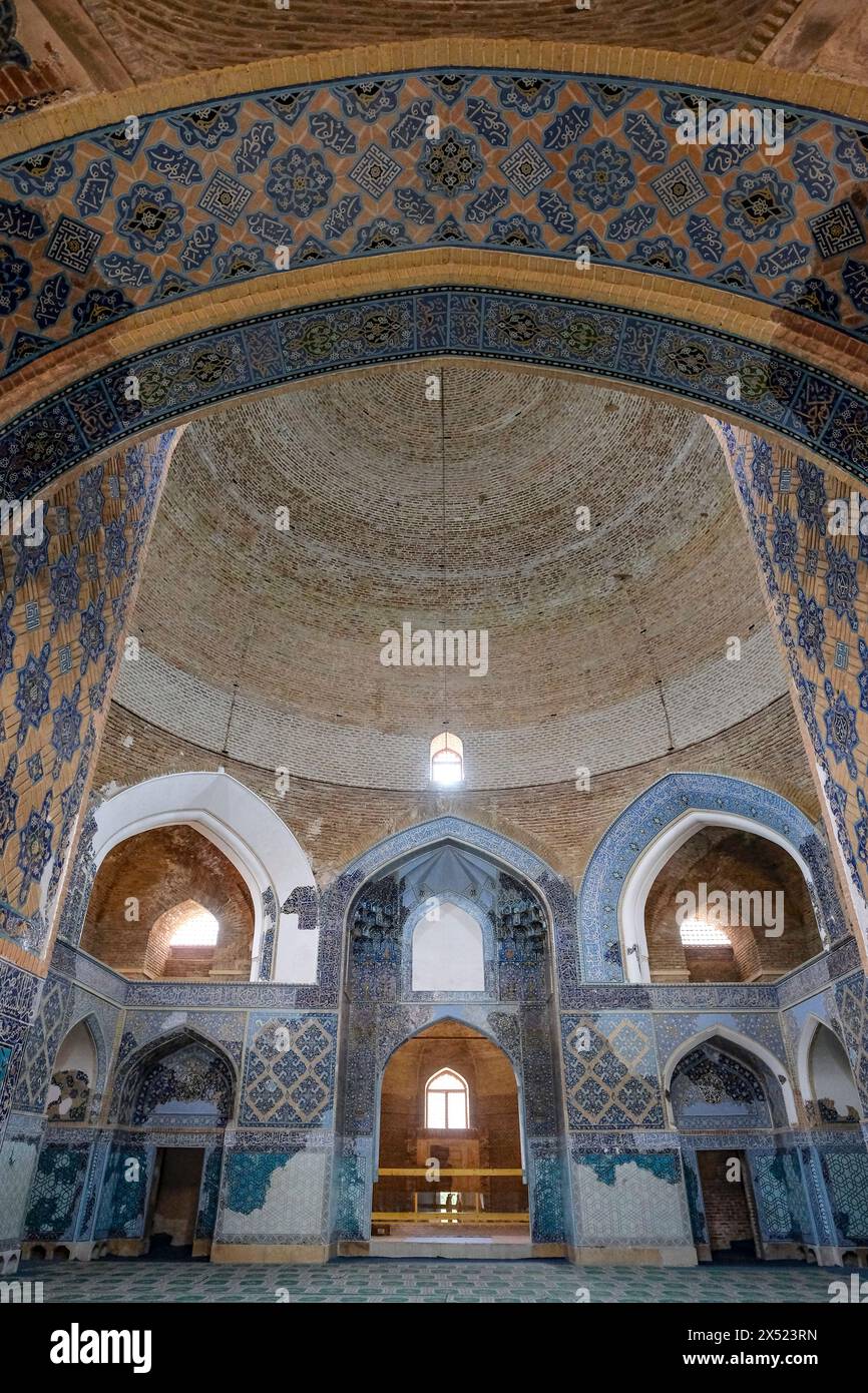 Tabriz, Iran - April 23, 2024: The Blue Mosque is a historic mosque in Tabriz, East Azerbaijan Province, Iran. Stock Photo