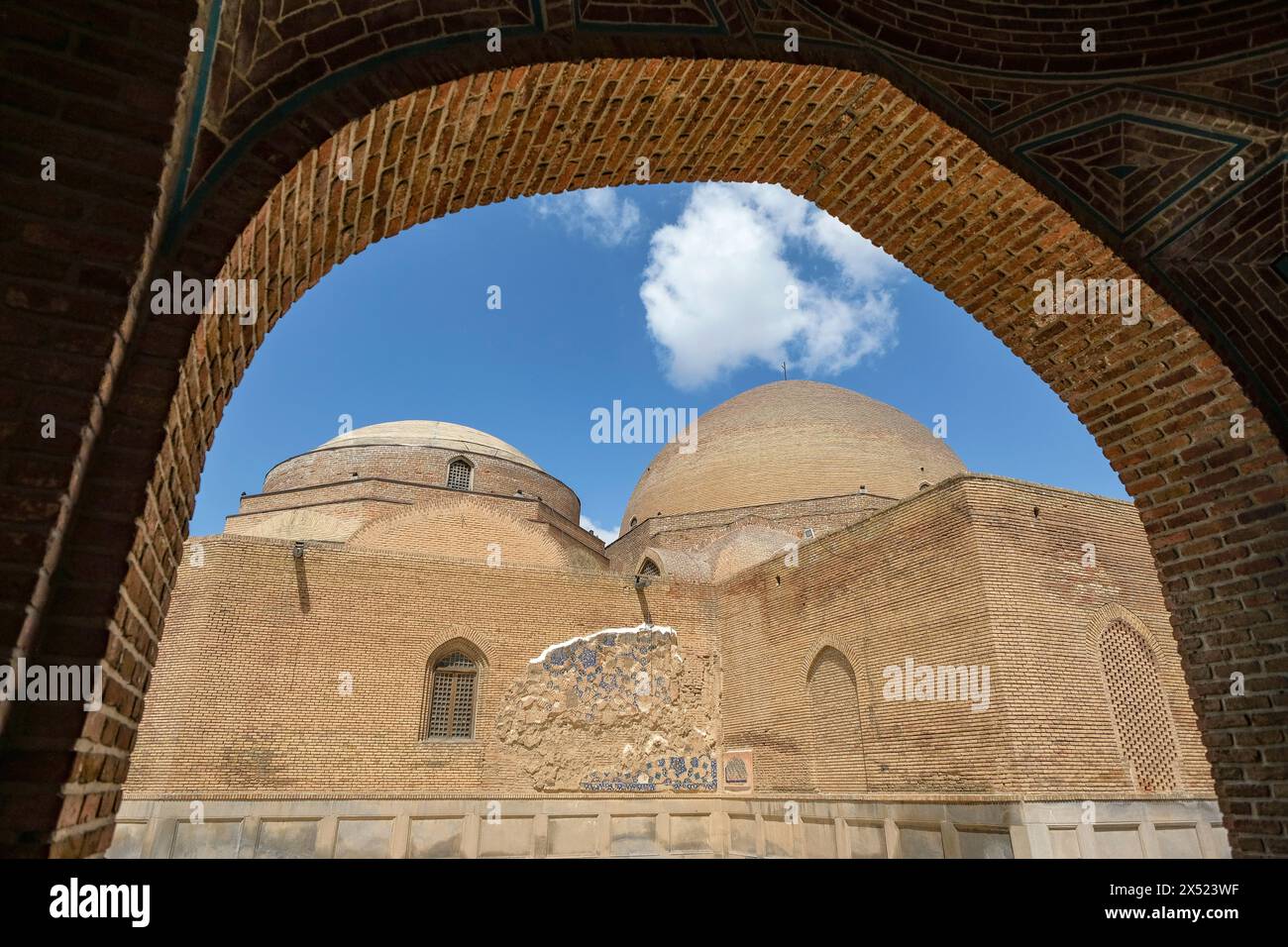 Tabriz, Iran - April 23, 2024: The Blue Mosque is a historic mosque in Tabriz, East Azerbaijan Province, Iran. Stock Photo