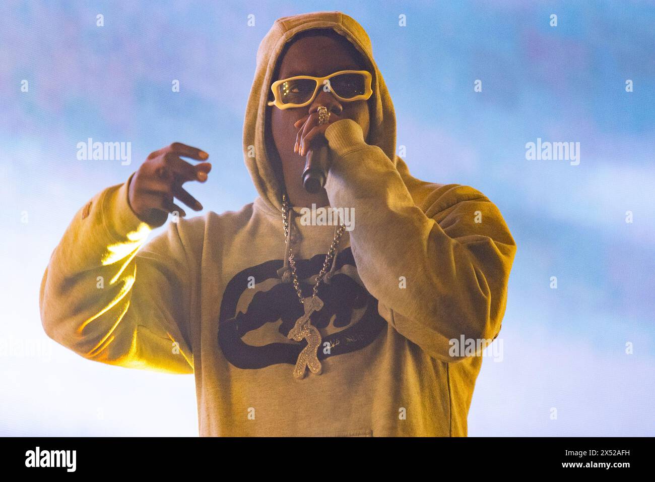 London, UK. 29 Apr 2024. American Rapper Lil Yachty (born Miles Parks McCollum) performs at OVO Wembley Arena. Credit: Justin Ng/17�Թ����� Live News Stock Photo