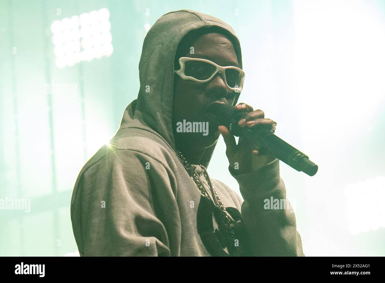 London, UK. 29 Apr 2024. American Rapper Lil Yachty (born Miles Parks McCollum) performs at OVO Wembley Arena. Credit: Justin Ng/Alamy Live News Stock Photo