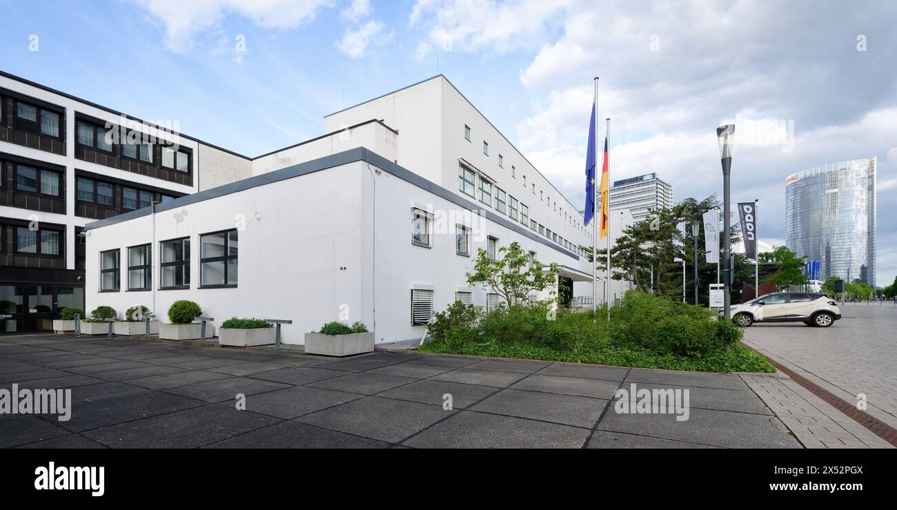 Bonn, Germany May 03 2024: the buildings of the Bundestag in Bonn where the plenary sessions of the German Bundestag and the Bundesrat were held from Stock Photo