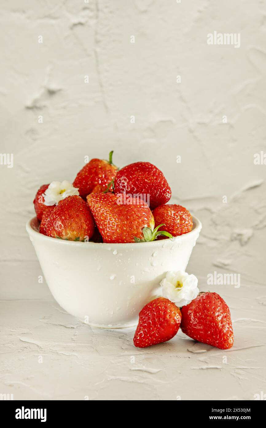 Strawberries are rich in fiber, antioxidants, vitamins and minerals