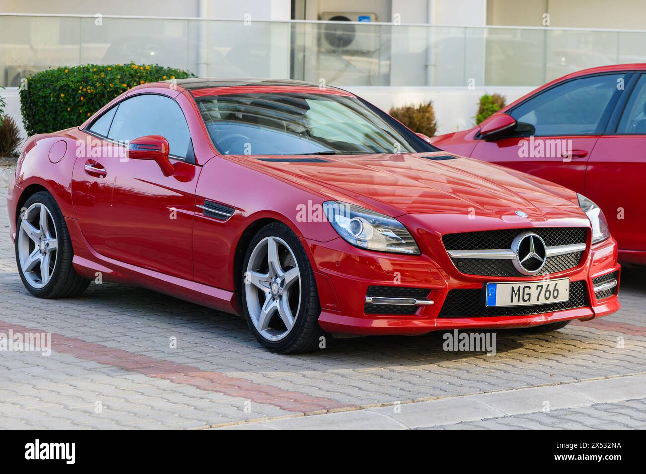 Red Slk Car mercedes slk convertible model hi-res stock photography and images ...