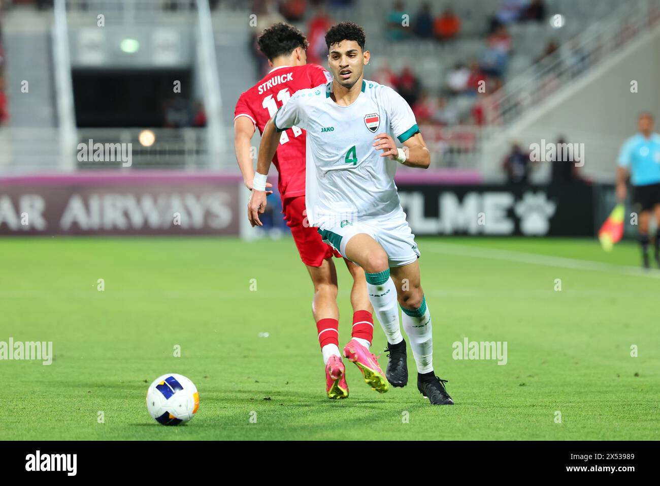 Doha Qatar 2nd May 2024 Zaid Tahseen IRQ Football Soccer AFC doha-qatar-2nd-may-2024-zaid-tahseen-irq-football-soccer-afc