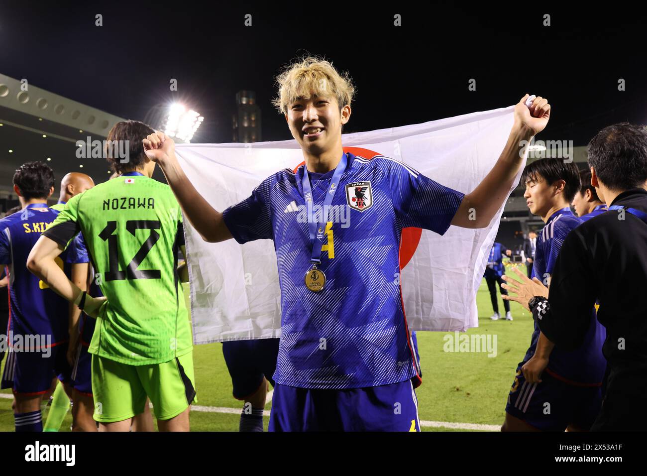 Doha, Qatar. 3rd May, 2024. Hiroki Sekine, U23U23 Japan team group