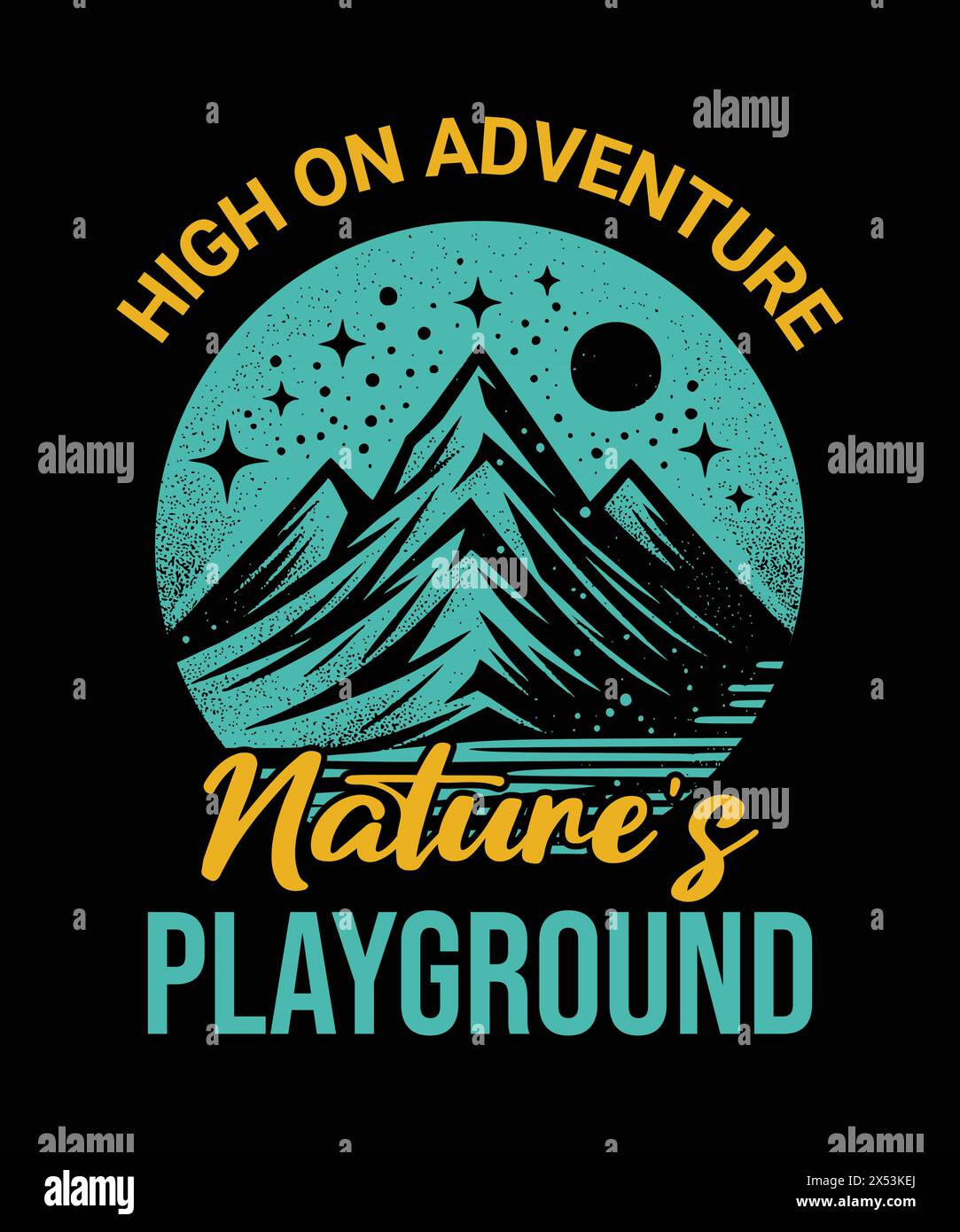 Hiking T-Shirt Design, Hiking tee vector Design Stock Vector