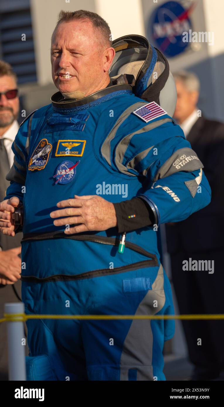 Cape Canaveral, USA. 06th May, 2024. Walkout before launch scrubbed by ...