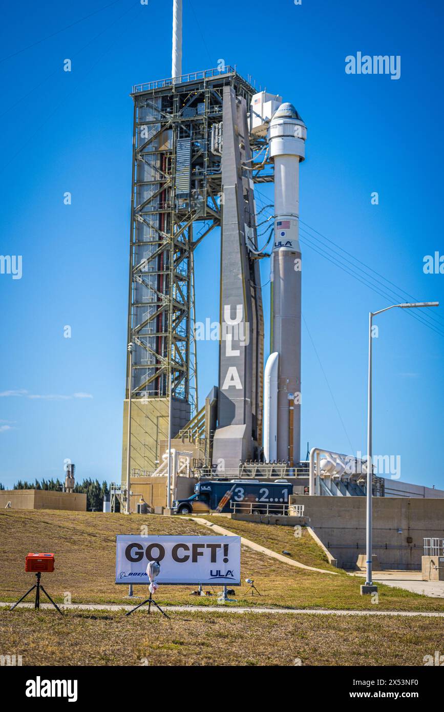 Cape Canaveral, USA. 05th May, 2024. Boeing Starliner CST-100 rocket ...