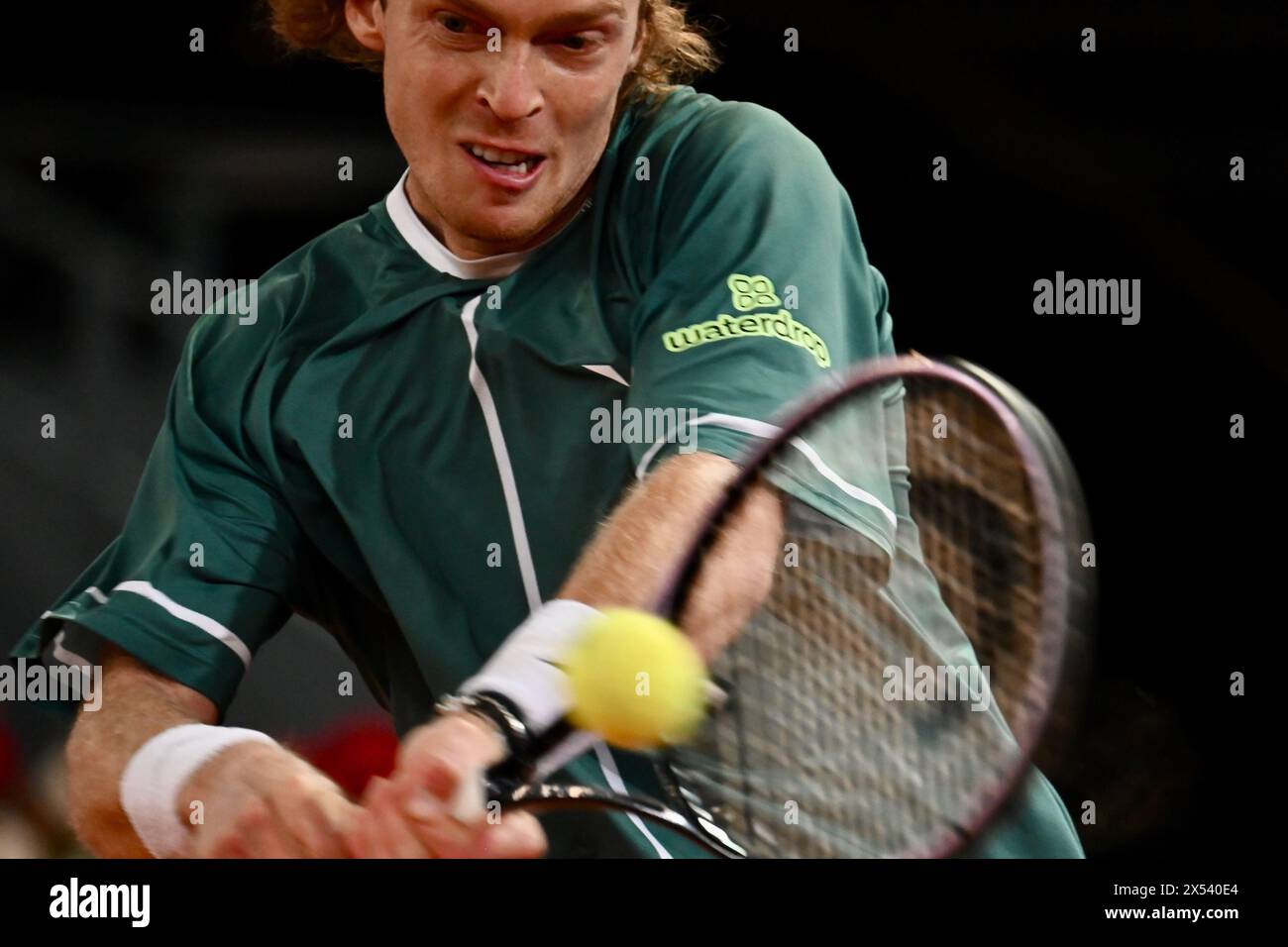 Madrid, Spain. 03rd May, 2024. Russian tennis player Andre Rublev ...