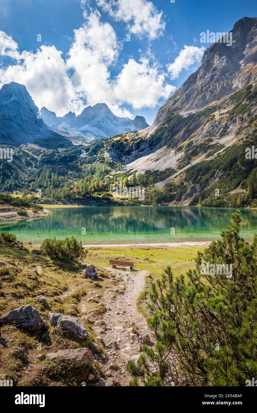 geography / travel, Austria, Tyrol, Ehrwald, ADDITIONAL-RIGHTS-CLEARANCE-INFO-NOT-AVAILABLE Stock Photo