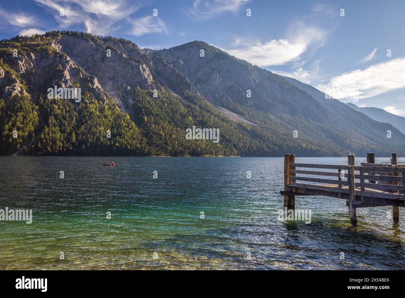geography / travel, Austria, Tyrol, Reutte in Tyrol, Plansee, ADDITIONAL-RIGHTS-CLEARANCE-INFO-NOT-AVAILABLE Stock Photo