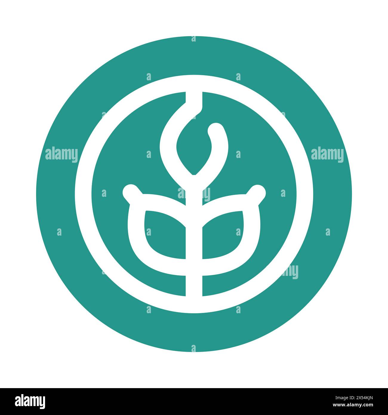 Detary fiber line black icon. Nutrition facts. Agriculture, wheat Stock