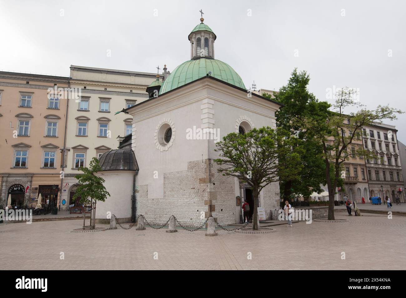 Church of St. Wojciech in Krakow - Kościół Świętego Wojciecha w Krakowie Stock Photo