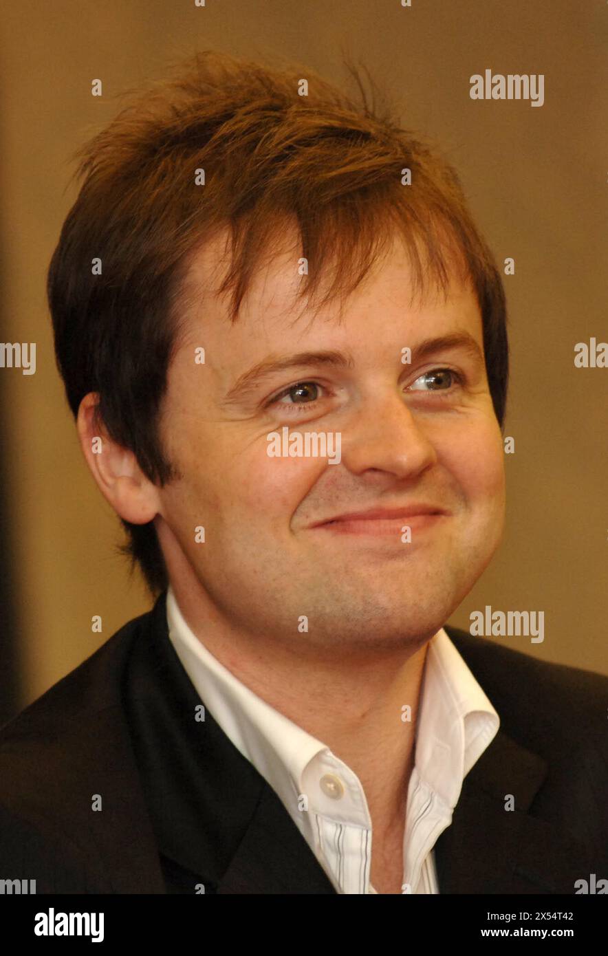 Declan Donnelly  pictured at the launch of the Allstar Celebrity Golf tournament at The Celtic Manor Resort, Newport. Stock Photo