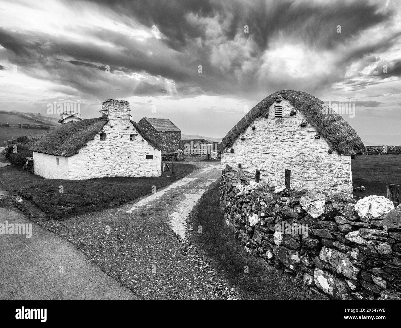 Manx nostalgia Black and White Stock Photos & Images - Alamy