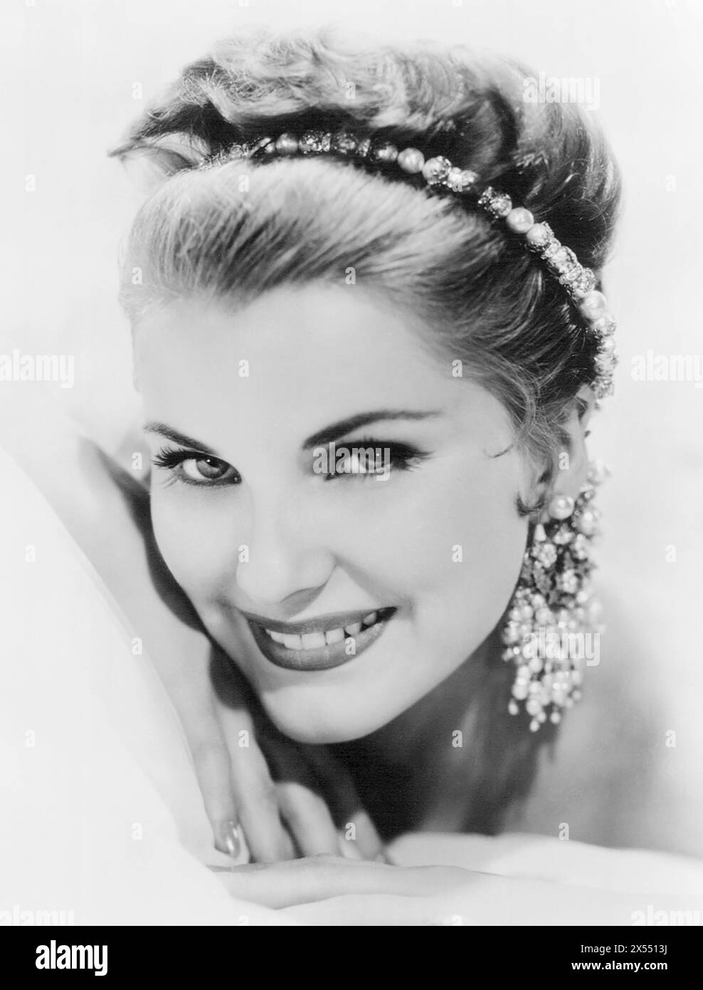 DEBRA PAGET American film actress in 1958 Stock Photo
