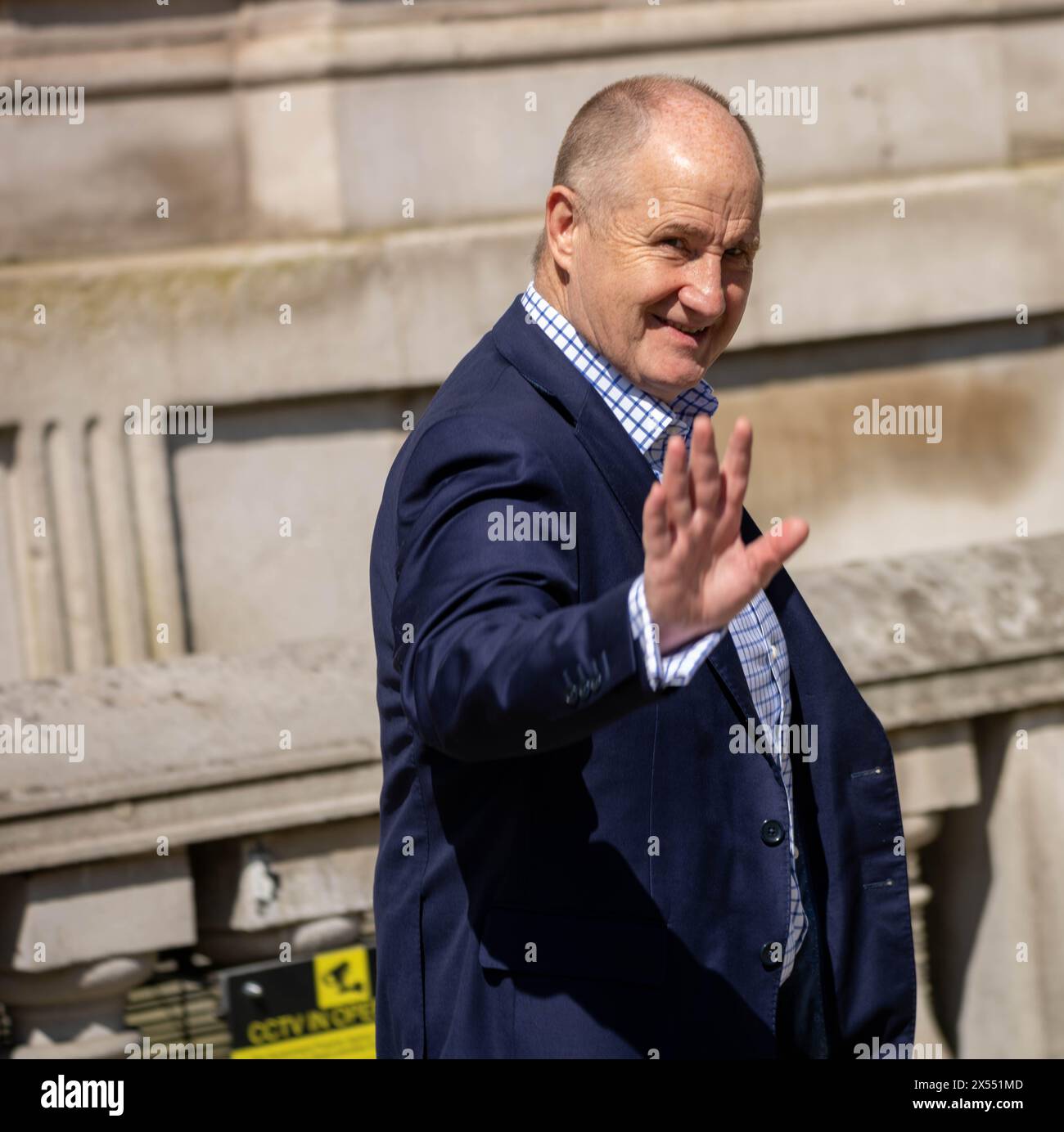 London, UK. 07th May, 2024. Kevin Hollinrake, Post Office Minister leaves the Cabinet Office, London. Credit: Ian Davidson/Alamy Live News Stock Photo