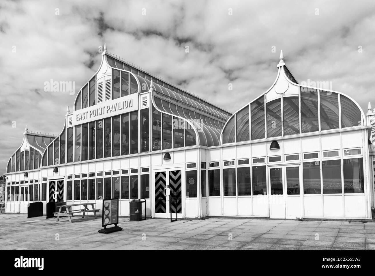 East Point Pavilion at Lowestoft, Suffolk, UK in April Stock Photo