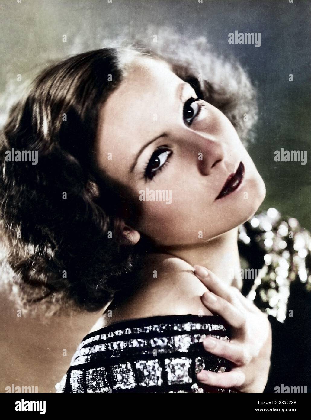 Garbo, Greta, 18.9.1905 - 15.4.1990, Swedish actress, portrait, late 1920s, ADDITIONAL-RIGHTS-CLEARANCE-INFO-NOT-AVAILABLE Stock Photo