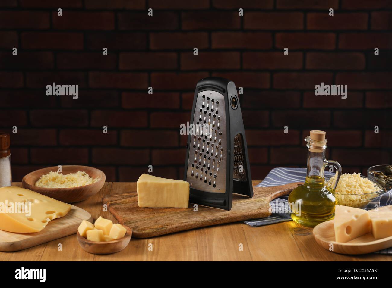 Grater Types Different cheese grater on hi-res stock photography and images - Alamy