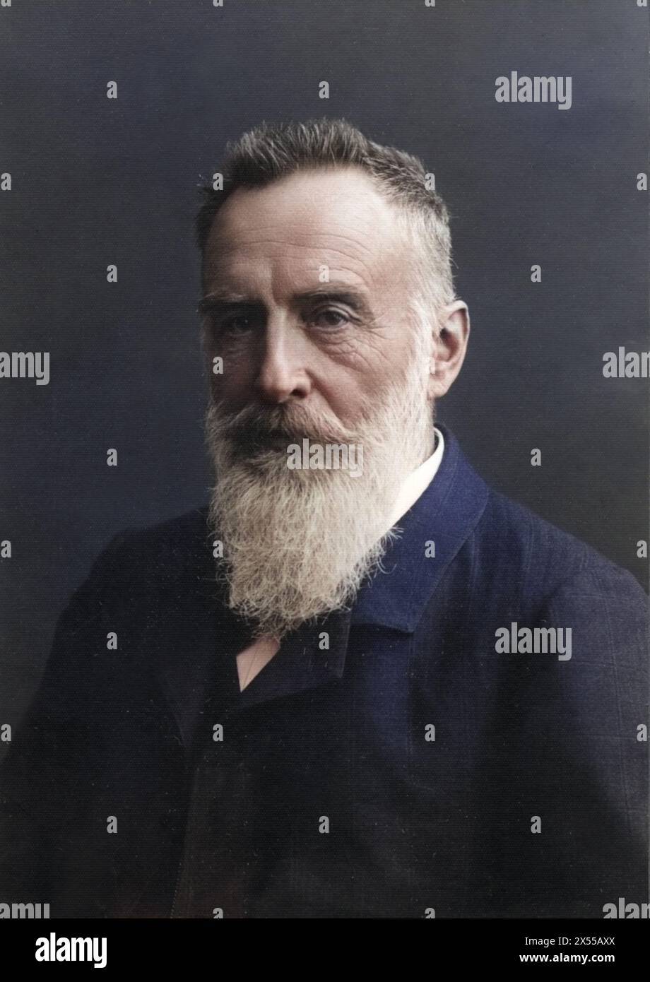 people, men, portrait / half length 1900s, old man with full beard, Lindau, circa 1900, ADDITIONAL-RIGHTS-CLEARANCE-INFO-NOT-AVAILABLE Stock Photo