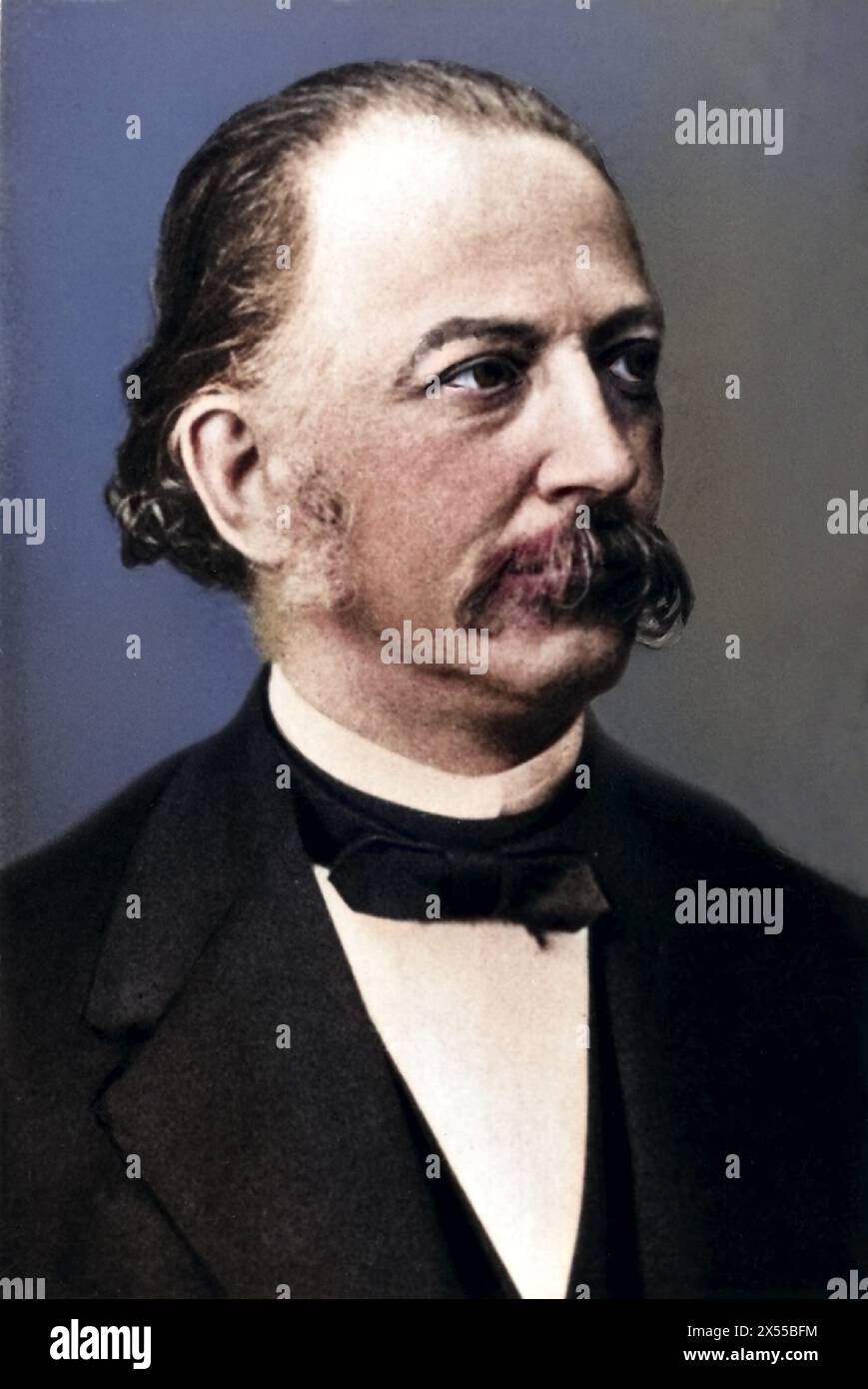 Fontane, Theodor, 30.12.1819 - 20.9.1898, German author / writer, poet, portrait, 19th century, ADDITIONAL-RIGHTS-CLEARANCE-INFO-NOT-AVAILABLE Stock Photo