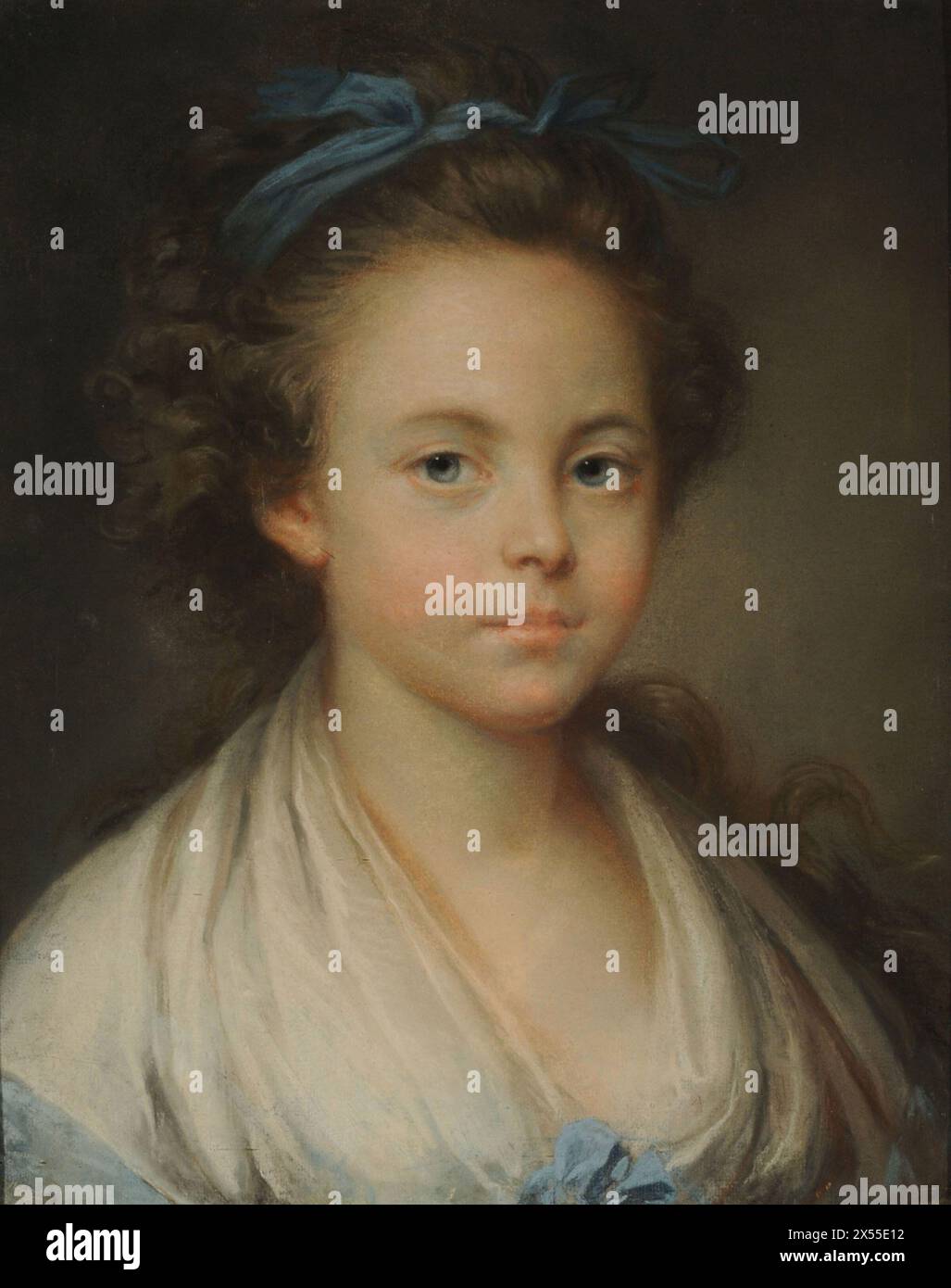 Jeanne-Philiberte Ledoux - portrait of a girl Stock Photo
