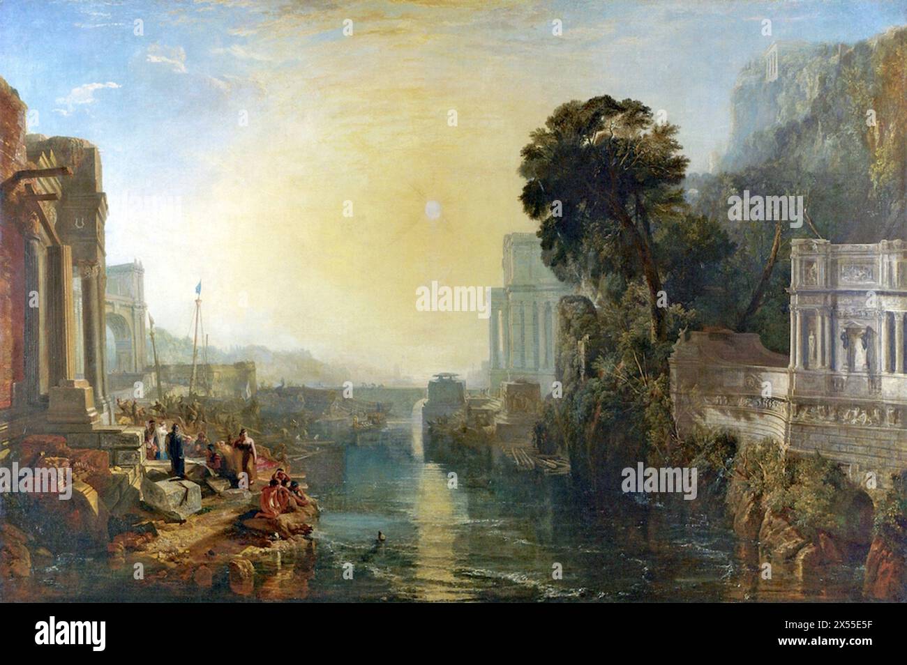 J. M. W. Turner, Dido building Carthage, or The Rise of the ...