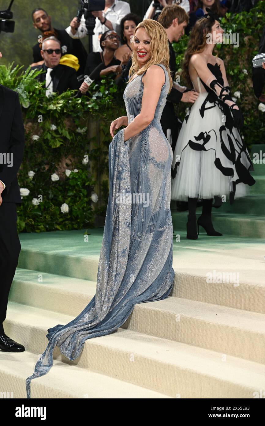 New York, USA. May 6th, 2024. Kylie Minogue arriving at The Met Gala, Sleeping Beauties